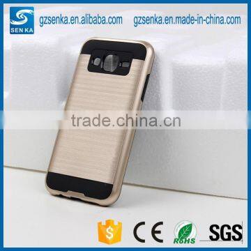 brush satin mobile phone cover for samsung galaxy j3