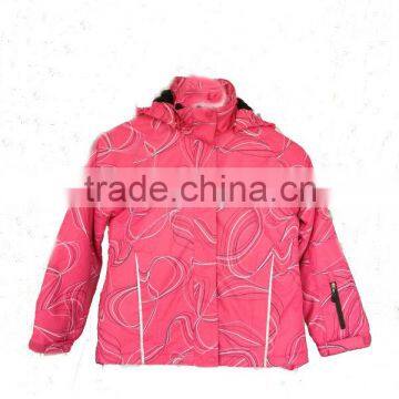 pink girls spring jacket outdoor