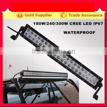 Waterproof IP 67 180W 300W 31.5 inch 18000 lumens 4X4 led lights bar car roof top light