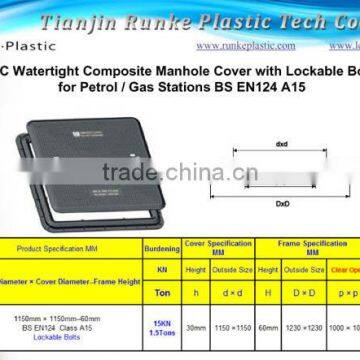 SMC Watertight Electric Manhole Cover BS EN124