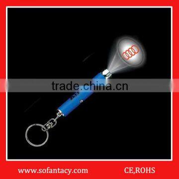 Quality led flashing keychain light with customzied LOGO