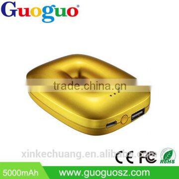 Guoguo high efficient dounts safety desay battery pack 4400mAh portable power bank for iphone,xiaomi