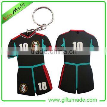 customized cheap soft rubber key chain