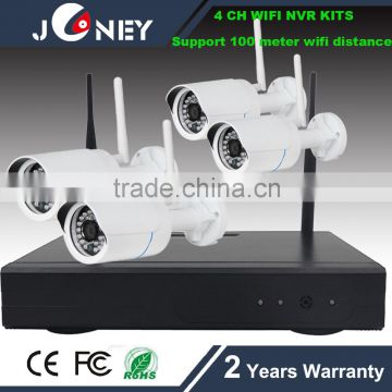 WIRELESS NVR KIT WITH MINI BULLET WIFI CAMERA ,4CH WIRELESS NVR