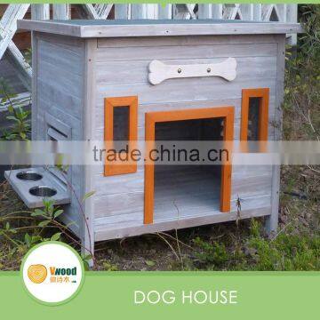 Wooden dog house