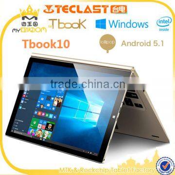 2016 New arrival 10inch Teclast Tbook10 Dual OS Windows 10 Tablet pc