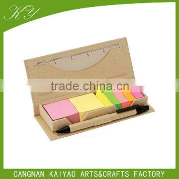 Eco friendly craft paper box customized memo pad