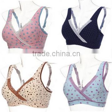 Maternity Prevent Nursing Sleep Bra / Nursing Pregnant Maternity Bra / Baby Feeding Milk bra