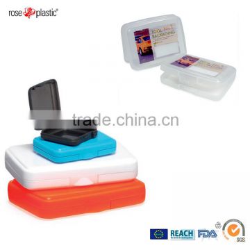 PP transparent PVC clear PE colored square or rectangular small plastic packaging box for key holder Consumer Box CB