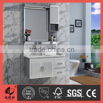 Single Sink Luxury Stainless Steel Bathroom Cabinet T-6651