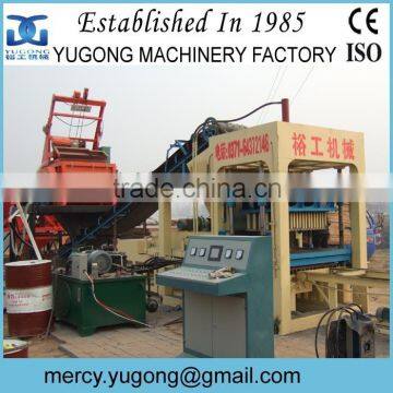 Yugong Factory Delivery concrete block making machine, hollow block machine with Extreme Durability