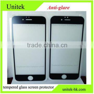 Wholesale 9H hardness 0.33mm anti glare tempered glass screen protector for iphone 6