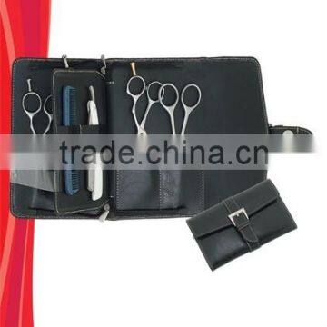 Scissors Case zipper case with 4 storage pocket and 4 loops for comb and razors