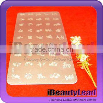 square nail image plate nail stamping plate with different designs