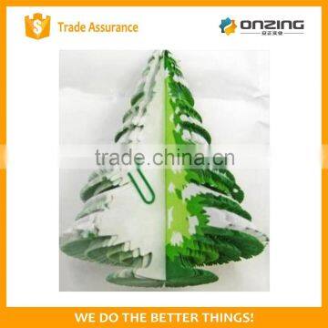 Onzing good quality christmas tree shaped sticky note