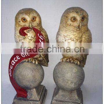 Decoration Garden Animal Owl Statues