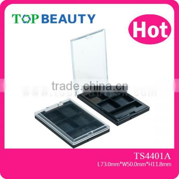 TS4401A- 4 Color Black Eyeshadow Container With Window