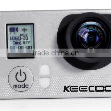 Support WIFI Sport Camera KeeCoo Action Camera with Full HD 1080P 30M Waterproof 170 Degree Wide Angle Lens