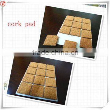 Factory production Glass protection cork pad