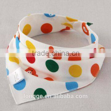 2016 Hot Sale Multi styles Cartoon baby bibs bandana organic