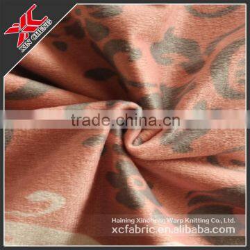 home textile fabric 100% polyester warp knitted fabric