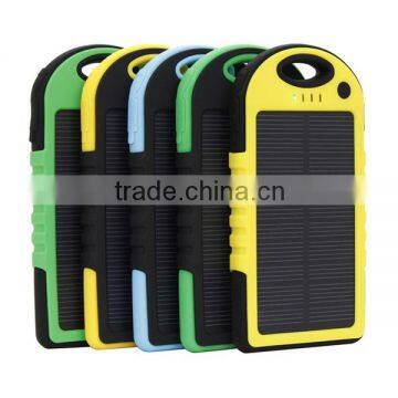 Outdoor Waterproof Solar Charger 50000mAh With Double USB LED Light Power Bank