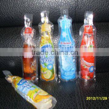 Bottle shape beverage pouch