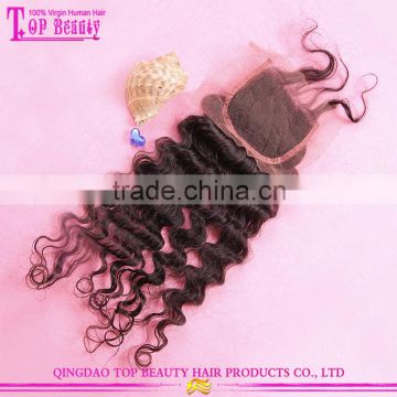 Alibaba Trade Assurance Cheap Wholesale Natural lace closure brazilian deep wave