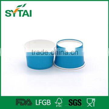 4 Oz Creative Design Custom Printed Blue Ice Cream Paper Cups