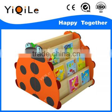 Fashion design cheap price children wooden bookcase furniture