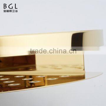 Shinning Style Bathroom Accessories Stainless Steel 304 Corner Basket for Bathroom Storage photo-3