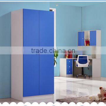 Lovely Wooden Wardrobe(closet) For Children With 2 Doors