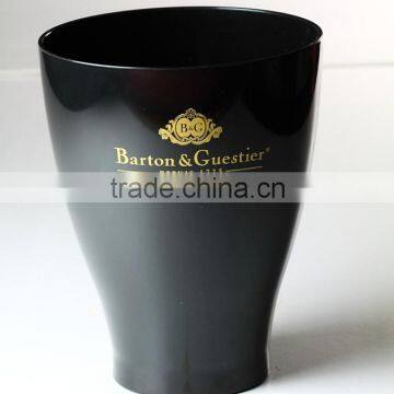 Hot Sale Acrylic Champagne Ice Bucket for Christmas Decoration