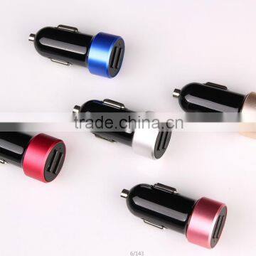 Best charger 2016 mini dual usb car lighter plug usb adapter