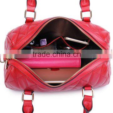 New Design Branded Women Tote Travel Bag Handbags Crossbody Bag Plaid Leather photo-6