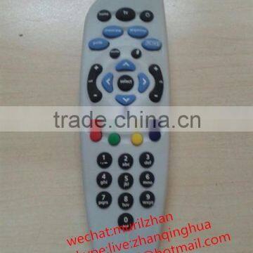 High quality Gray 35 Keys TATA SKY tv REMOTE CONTROL wih Lens ,Colorful rubber for India Market
