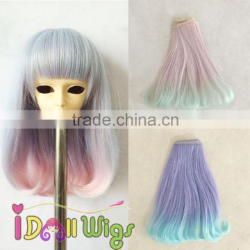 New Items 15/25/35cm*100cm DIY Dolls Hair Weaving BJD SD Doll Kinky Curly Hair Extension