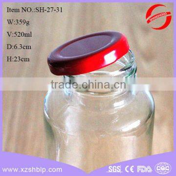 500ml Glass Juice Bottle With Lug Cap photo-2