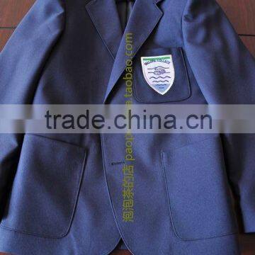 HOT selled polyester&viscose school blazer