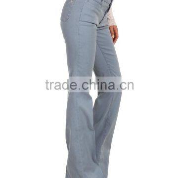 Flared Jean Skims the Hips Nips in at the Knee Kicks Out at the Upper Calf for an Elongated Shape. (LOTX276) photo-4