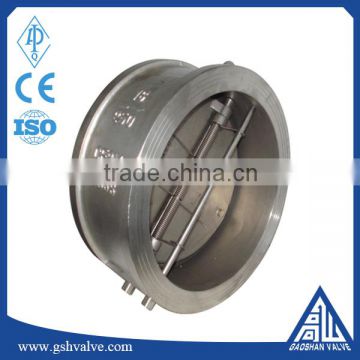 316 stainless steel bivalve wafer check valve