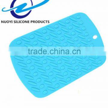 Kitchen Accessories Silicone Placemat Square Table Coaster Non-slip Dinner Cushion Square Pot Holder photo-2