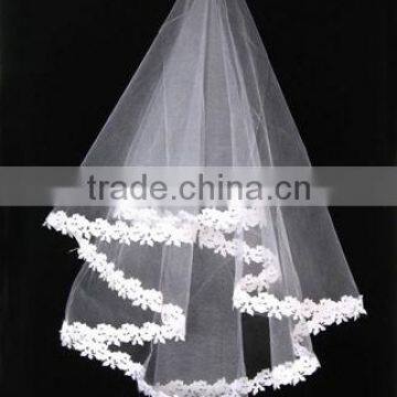 2013 Applique Tulle Wedding Veil V006