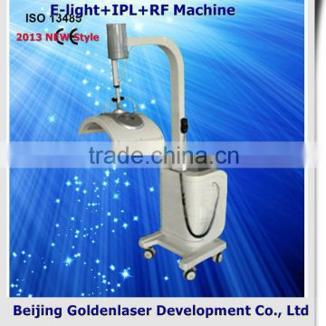 2013 laser tattoo removal slimming machine cavitation E-light+IPL+RF machine remove hair forever