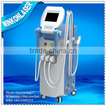 e light ipl rf system / shr ipl laser tattoo removal / e-light ipl rf+nd yag laser multifunction machine