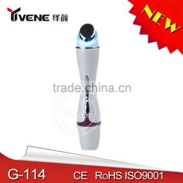 Two Heads Massage Red LED face magnetic roller massage