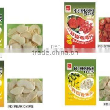 Freeze Dried Banana/Apple/Strawberry/Pear freeze dried fruit