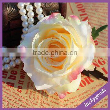 LFH058 latest design diy wedding champagne rose heads