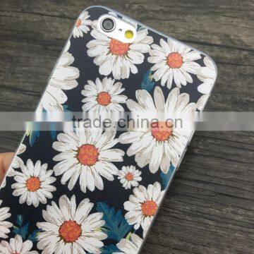 Daisy Marble Case for Iphone 7 Plus 3D Case,CREATIVE TPU Case for Iphone7 3D COVER Chrysanthemum Case photo-2