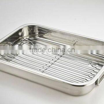 turkey baking pan with rack, roaster pan, ovenware, chicken baking pan, roasting pan